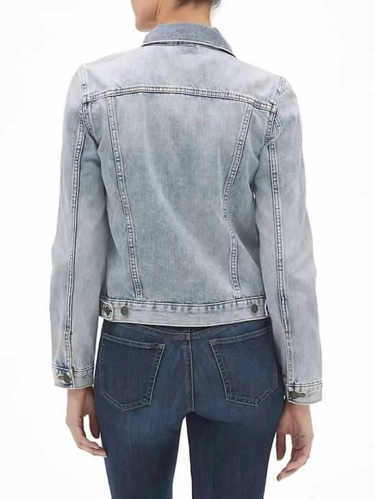 NWT GAP Icon Denim Jacket in Light Wash Size Small - Image 3