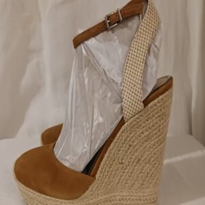 New in Box Jessica Simpson Zestah Espadrille Sandals in Artisan Brown Size 10M