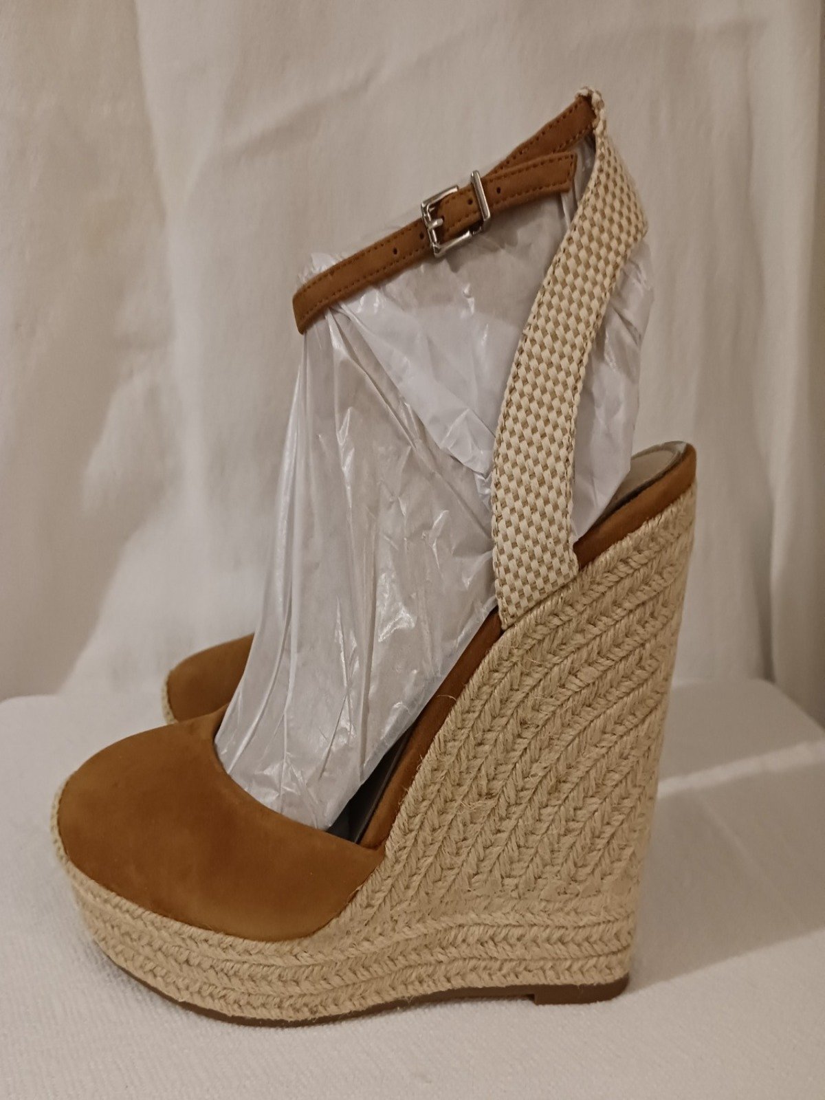 New in Box Jessica Simpson Zestah Espadrille Sandals in Artisan Brown Size 10M