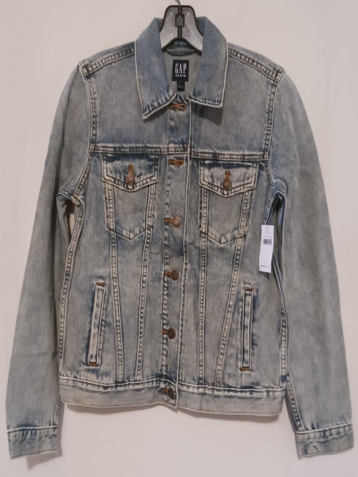 NWT GAP Icon Denim Jacket in Light Wash Size Small - Image 4