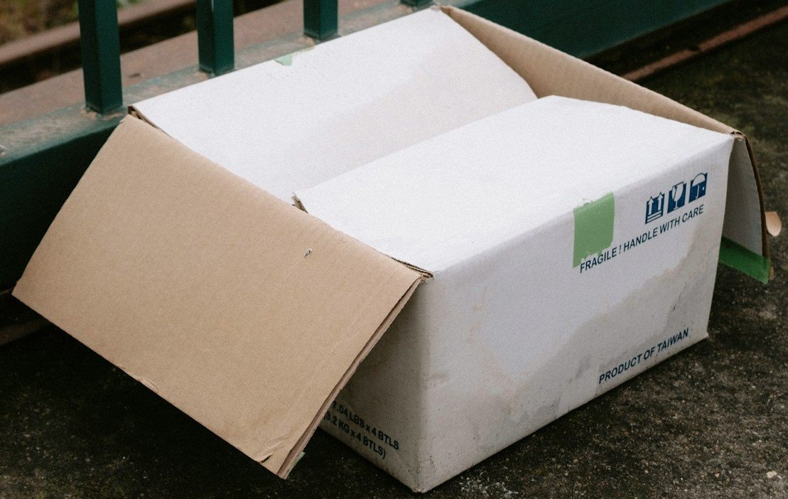 Packages at a doorstep