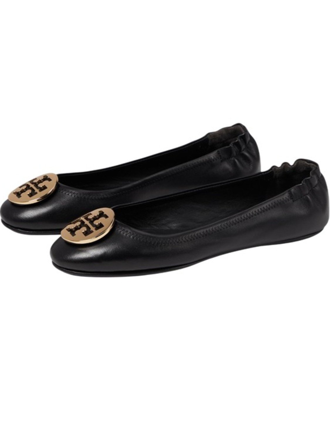 NIB Tory Burch Reva Ballet Flats in Black Size 10.5 M